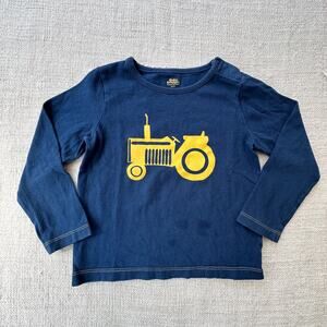Baby Boden Blue & Yellow Tractor Tee PLAY 2/3